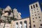 Tall Religious Buildings in the Montserrat Mountains