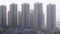 Tall residential buildings in Chinese city