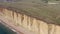 Tall Sandstone Cliffs of West Bay Along the Jurassic Coast of Southern England