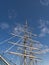 Tall ship Tenacious moored at Blyth, Northumberland, UK