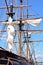 Tall ship vertical view