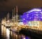 Tall ships moored at the liffey - Dublin