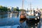 Tall ships moored in Turku port