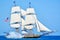 Tall Ships Parade On Lake Michigan in Kenosha, Wisconsin