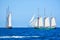 Tall Ships Parade On Lake Michigan in Kenosha, Wisconsin