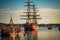 The Tall Ships Races is an annual event that takes place in Kiel, The Kieler Woche is performing during the 125th Kiel Week, AI