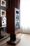 Tall Stereo Vintage Speaker in Modern Interior