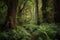 tall trees and dense foliage shielding hidden secrets