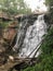 Tall view of Brandywine Falls waterfall in Ohio