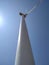 A tall wind mill