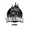 Tallin, Estonia, black and white logo