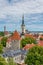 Tallinn capital of Estonia view from above