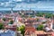 Tallinn capital of Estonia view from above