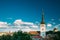 Tallinn, Estonia, Europe. Old Town Cityscape In Sunny Summer Evening. Popular Place With Famous Landmarks. City Centre