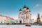 Tallinn, Estonia. Morning View Of Alexander Nevsky Cathedral. Famous Orthodox Cathedral Is Tallinn`s Largest And