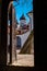 Tallinn, Estonia. View of the dome of the Cathedral of Alexander Nevsky from the entrance to the dome Cathedral. Both