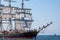 Tallship Stad Amsterdam at sea