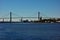 The Talmadge Memorial Bridge over the Savannah River in Georgia