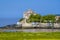 Talmont sur gironde, Nouvelle Aquitaine, church sainte radegonde in mediaeval city, France