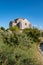 Talmont sur gironde, View of the church Sainte Radegonde 12th century