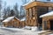 Taltsy,  wooden houses of the Irkutsk region, Siberia, Russia