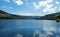 Talybont reservoir in the summertime in Wales.