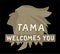 Tama welcomes you with indian silhouette