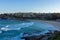 Tamarama beach with blue sky in the background