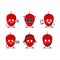 Tamarillo cartoon character are playing games with various cute emoticons