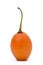 Tamarillo fruit on a white background