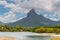 Tamarin Bay and Rempart Mountain, Mauritius