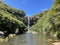 Tamarin Waterfalls Mauritius Island Indian Ocean