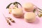 Tamarind soap on pink background