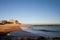 Tamariz Beach in Estoril at Sunset