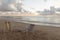 Tambau beach - chairs on the beach - sunrise