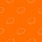 Tambourine pattern vector orange