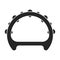 Tambourine vector black icon. Vector illustration drum on white background. Isolated black illustration icon of tambourine