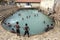 Tamil bathers enjoy a swim in Keerimalai Sacred Bath in the northern Sri Lankan region of Jaffna.