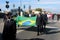 TAN parade of foreign navies. Brazil flags