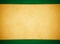 Tan parchment texture. Rich Green Header and Footer