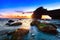 Tanah Lot Temple at sunset in Bali, Indonesia.