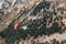 Tandem Paraglider soaring over Grand Teton National Park