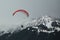 Tandem paragliding flights over the Swiss Alps