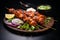 Tandoori perfection Marinated chicken tikka kebabs, roasted, served with chutney and onions