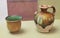 Tang Dynasty Water Vessel Teapot Ewer Sancai Glaze Antique Cups Teapots Terracotta Pot Clay Ceramic Crafts Pottery Arts Sculpture