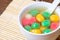 Tang Yuan or traditional chinese sweet rice ball