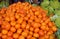 Tangerine citrus in the farmers market