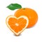 Tangerine heart