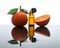 Tangerine / Mandarin essential oil bottle with dropper