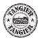Tangier grunge rubber stamp